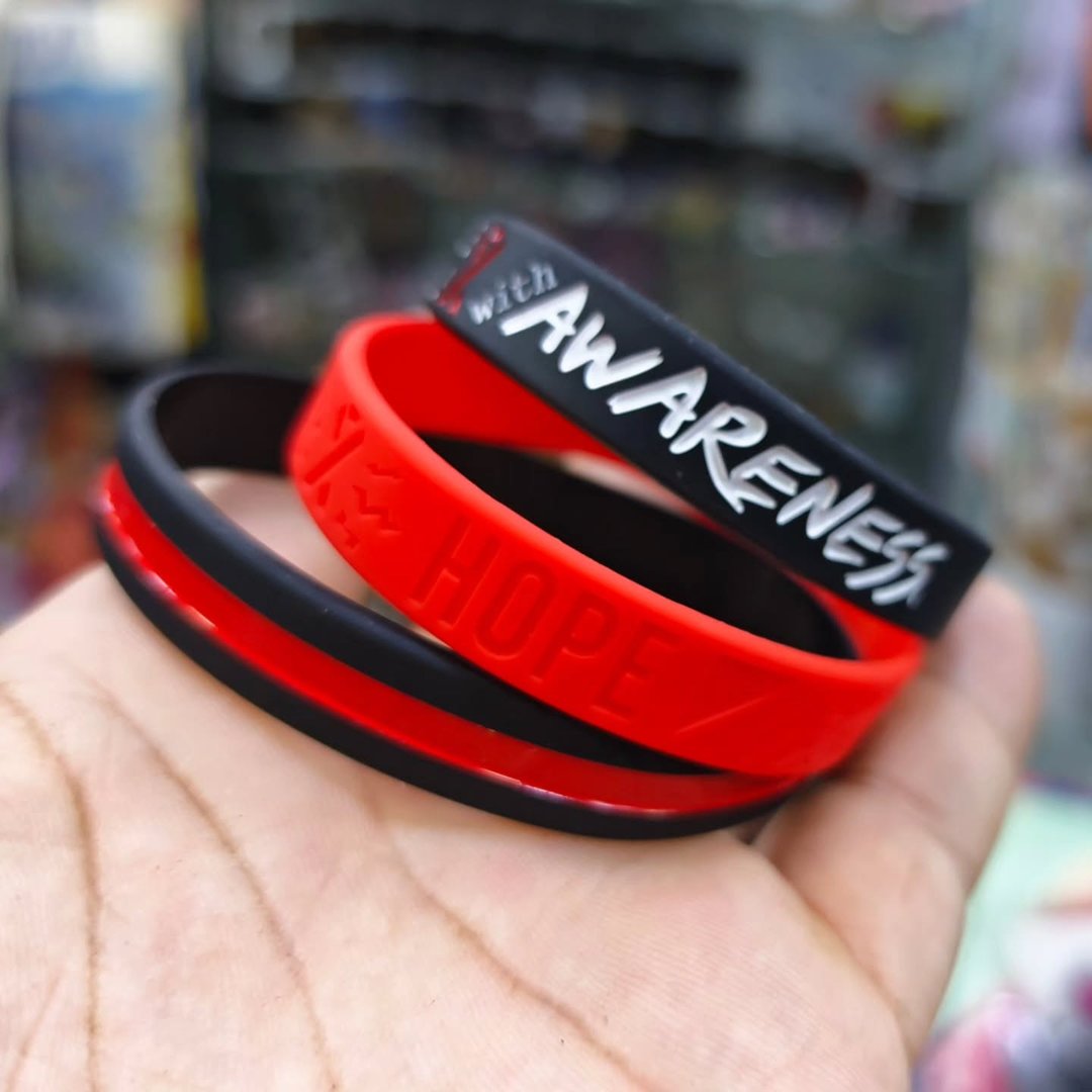 Pack of 3 Silicone Bracelets - alternate view