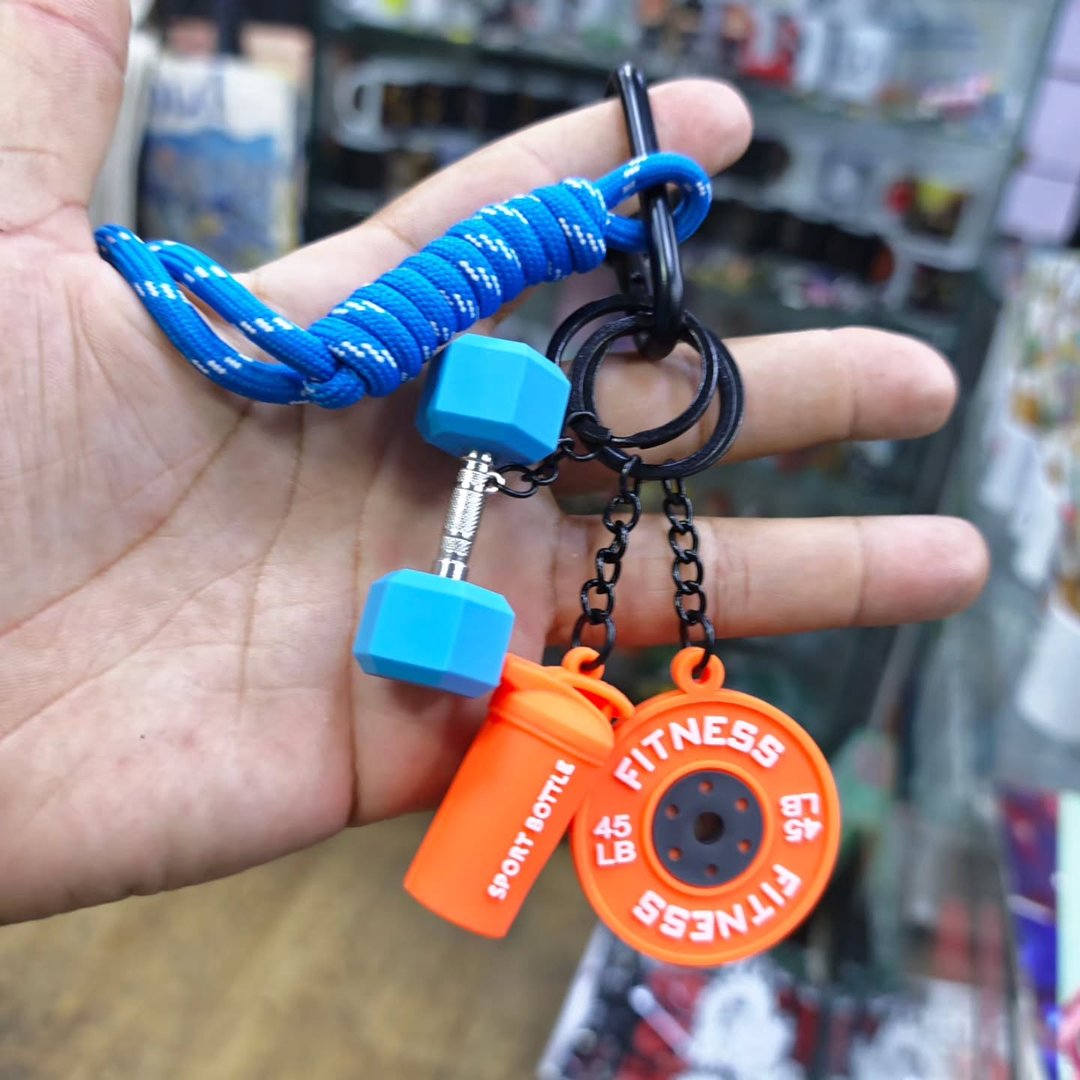 Bodybuilding Keychain - alternate view