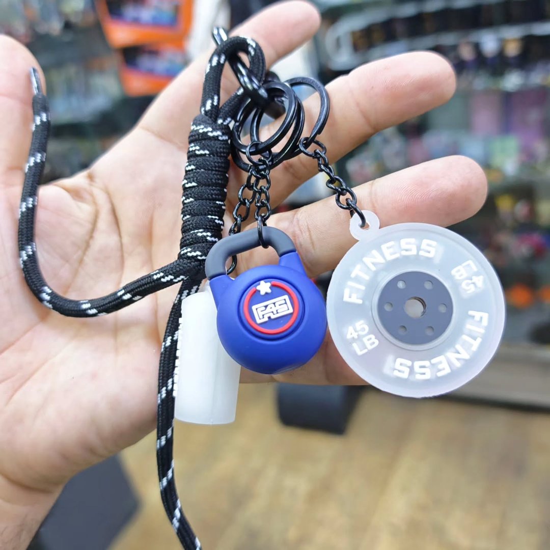 Bodybuilding Keychain - alternate view