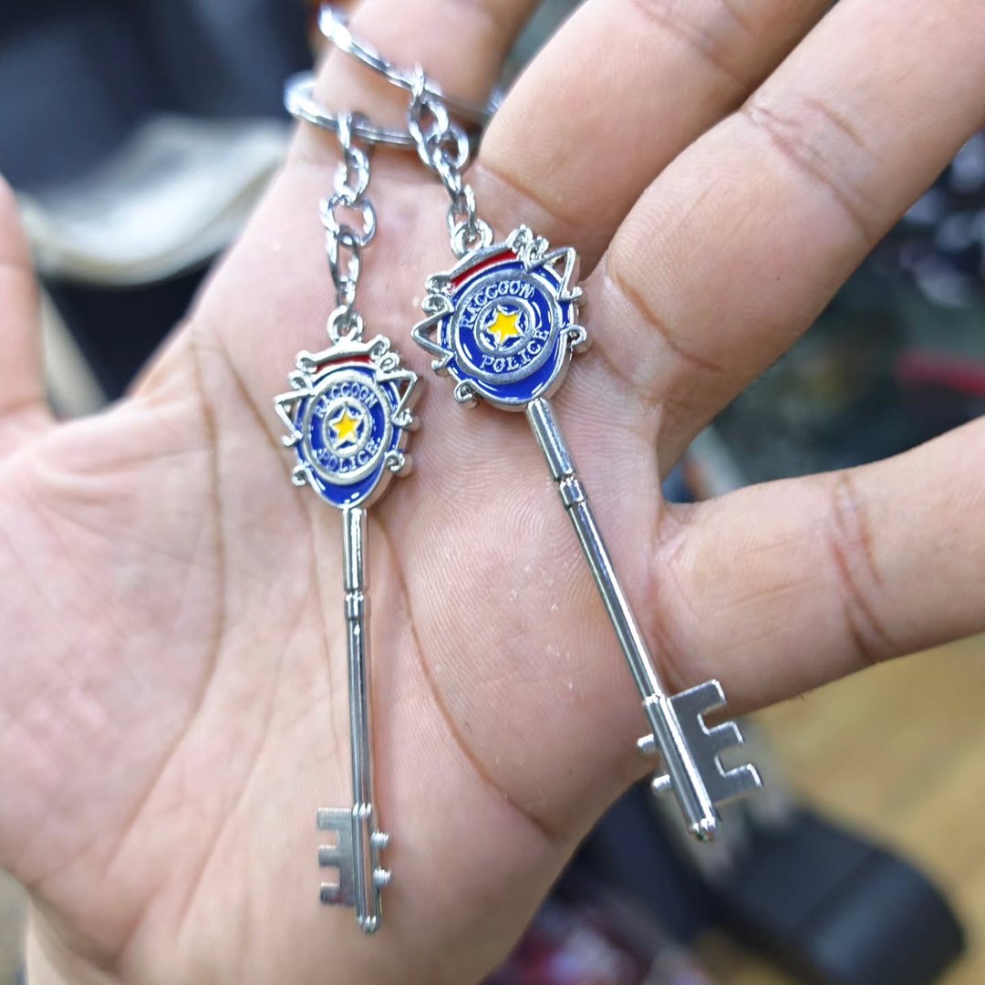 Resident Evil Raccoon Police Keychain - alternate view