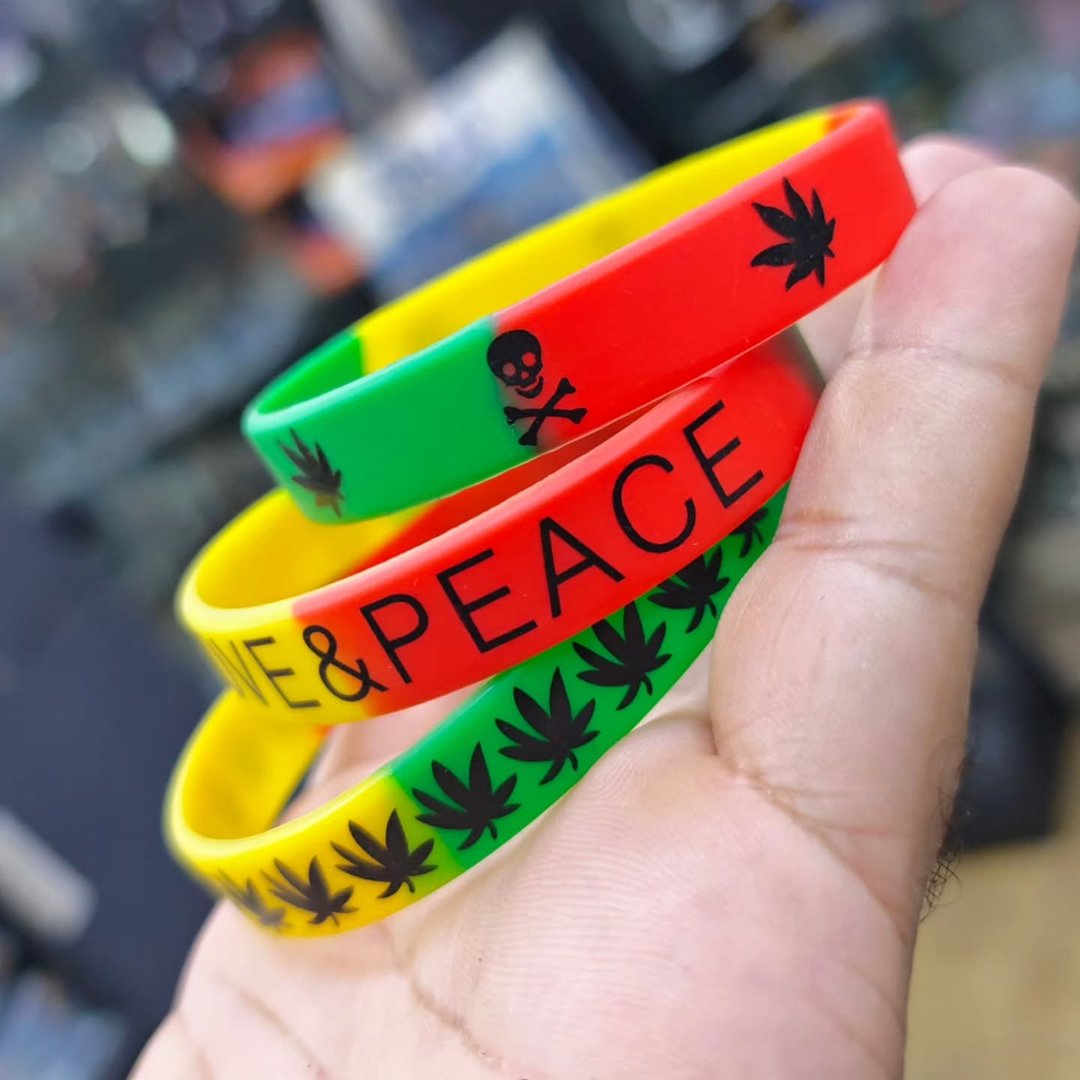 Pack of 3 Silicone Bracelets - alternate view