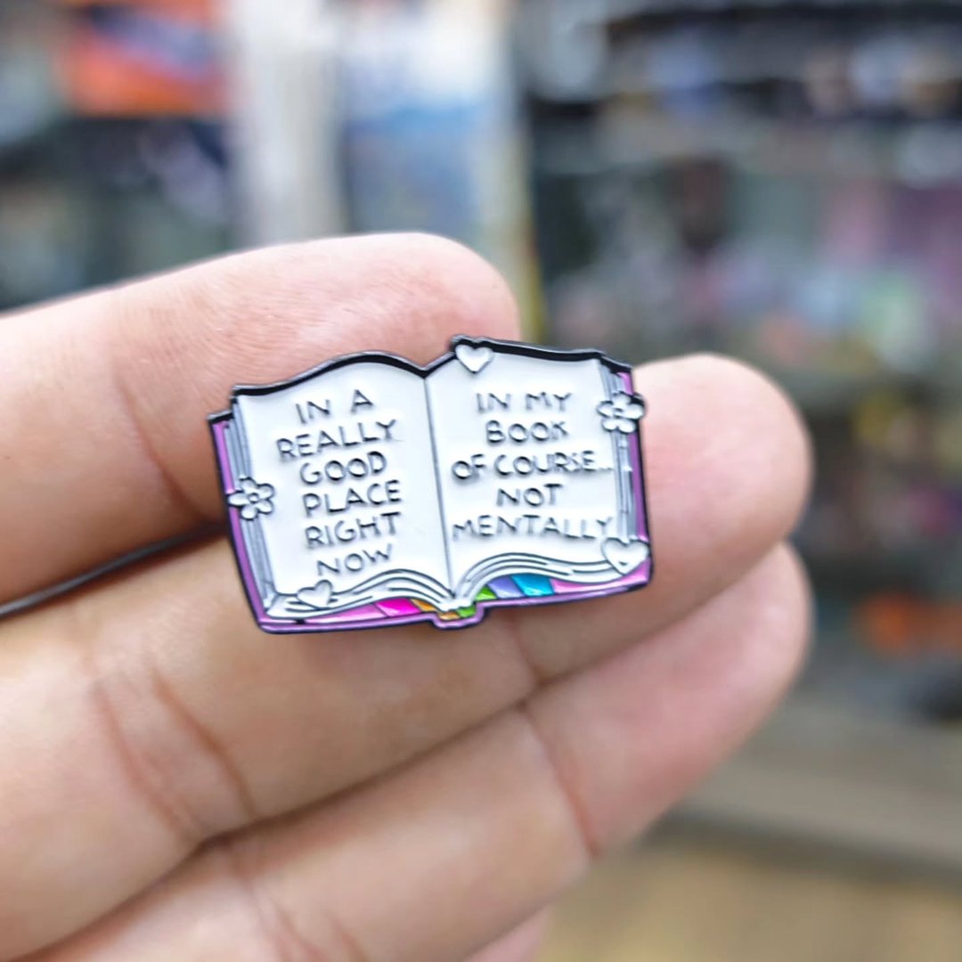 Book In A Really Good Place Pins - alternate view