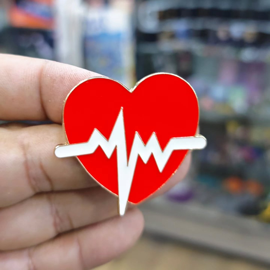 Medical Heart Pins - alternate view