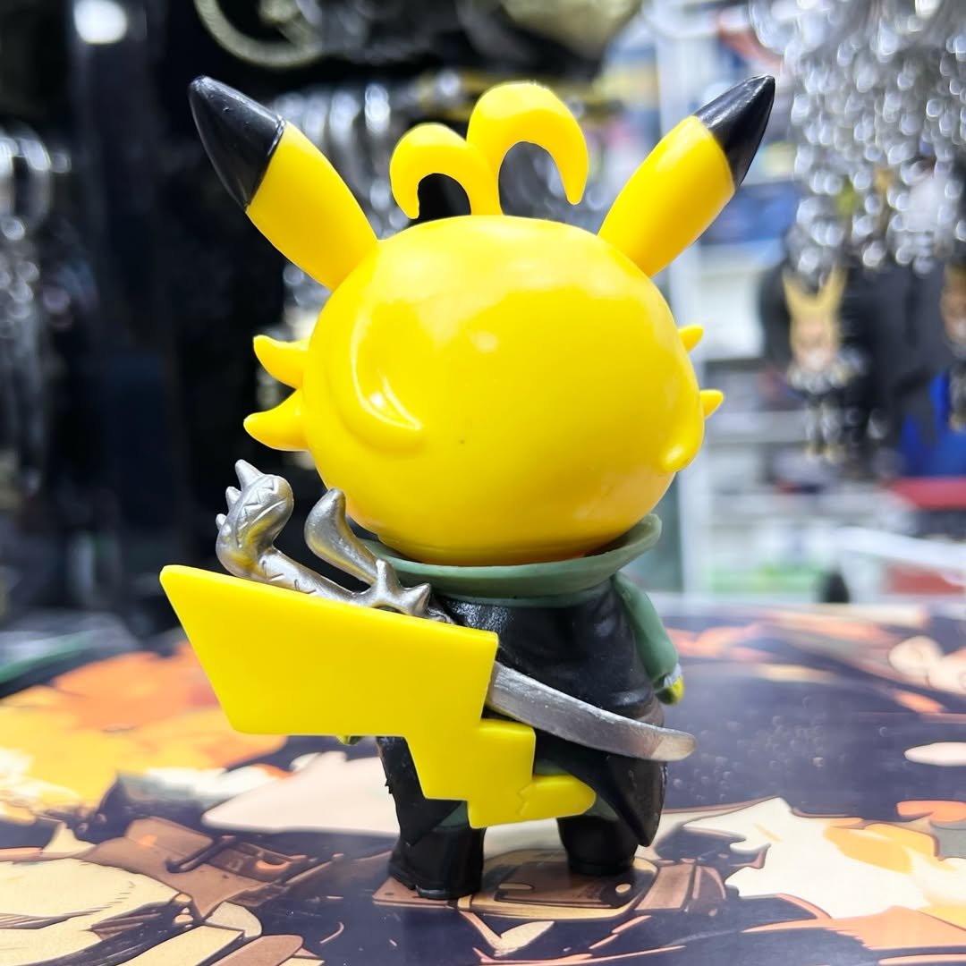 Pokemon Pikachu figure - alternate view