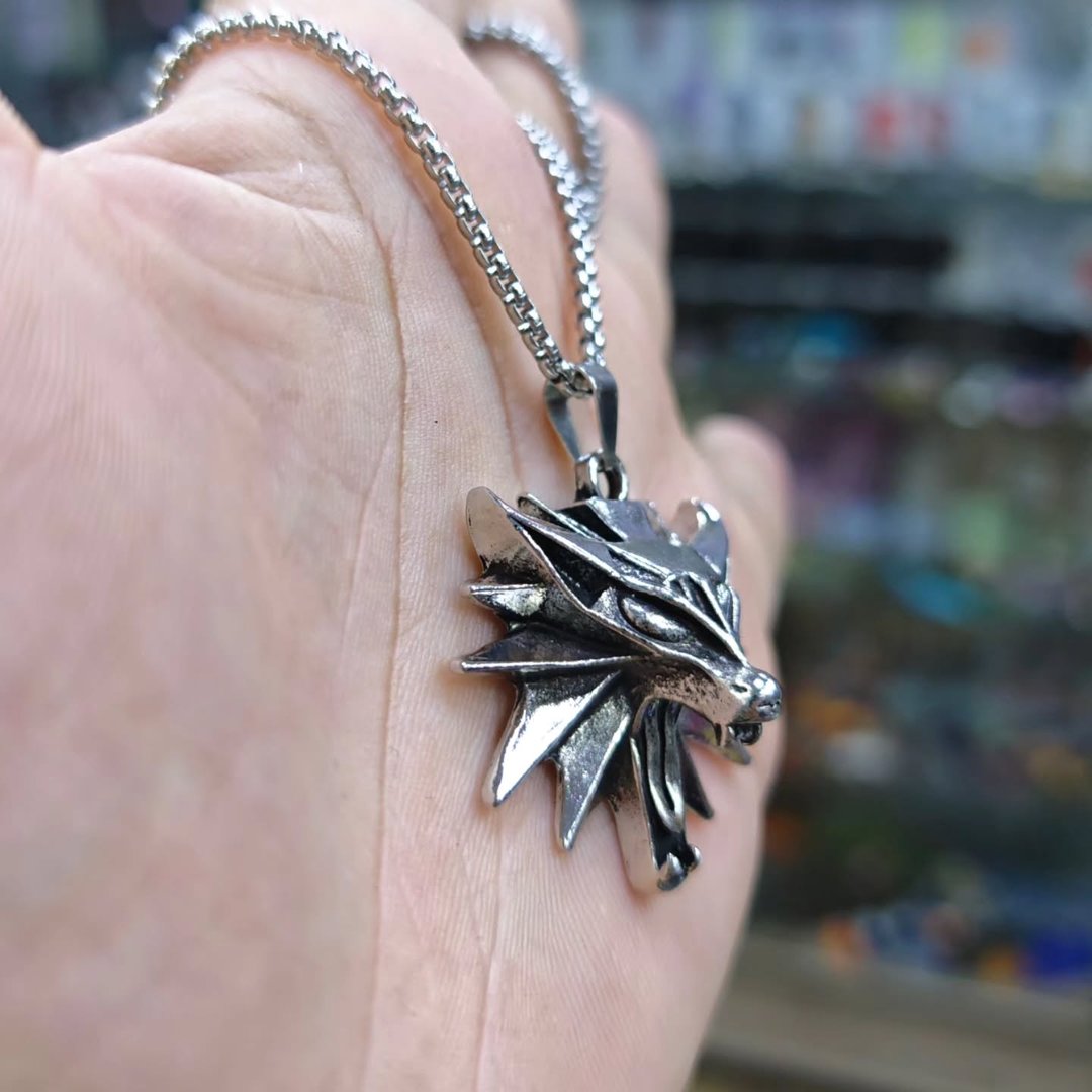 The Witcher necklace - alternate view