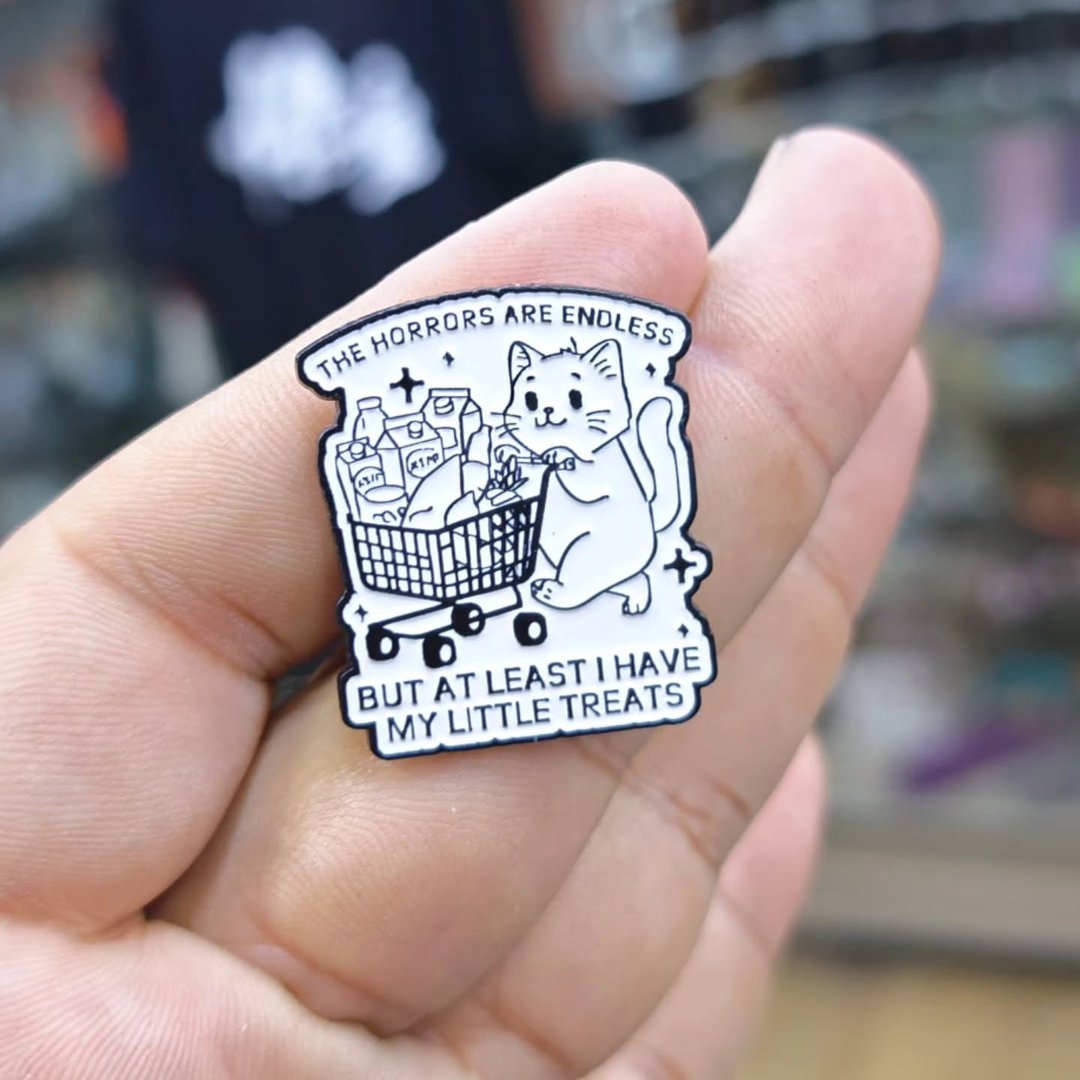 The Horrors Cat Pins - alternate view
