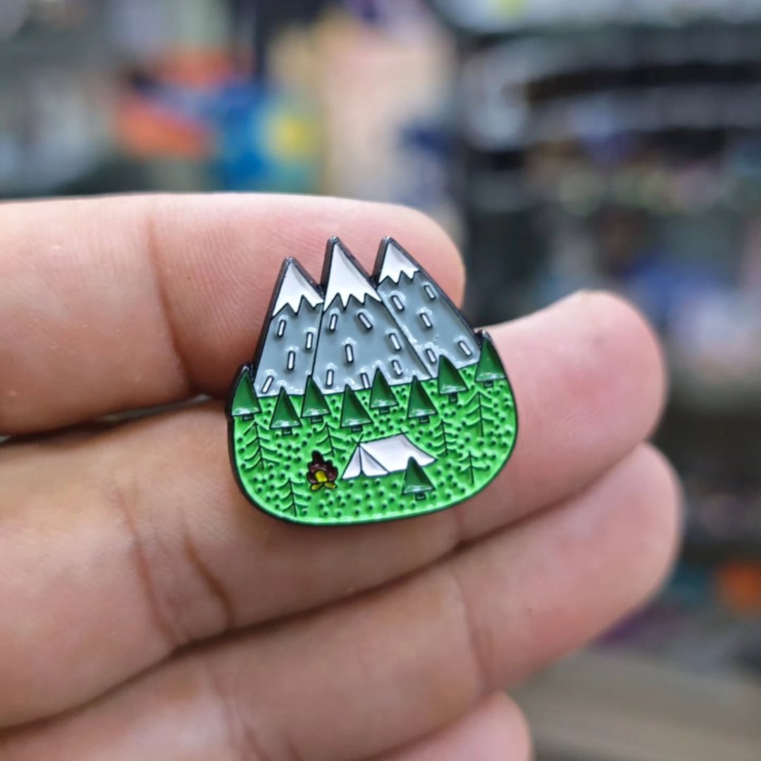 Nature Travel Mountain Pins - alternate view