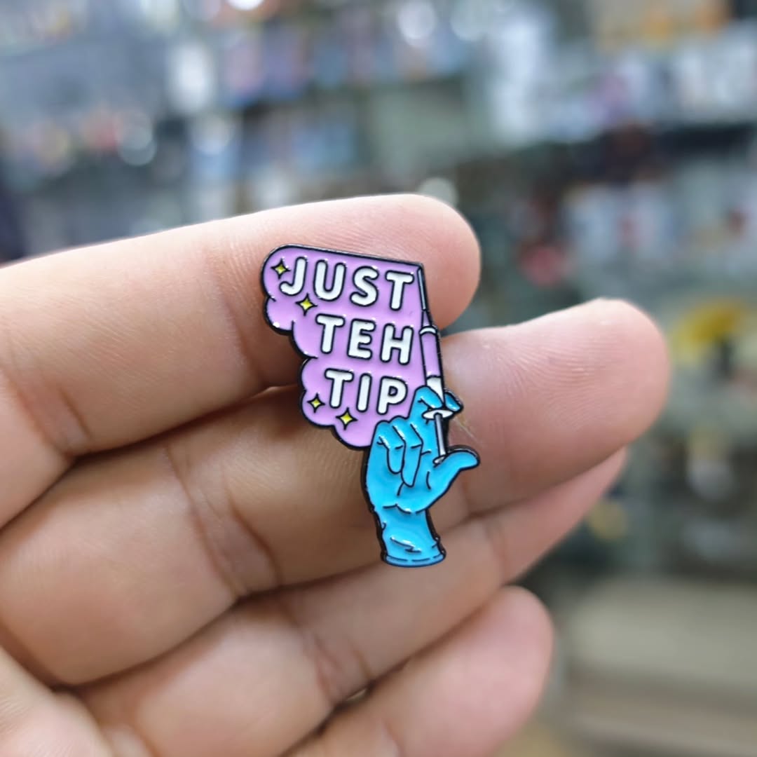 Just Teh Tip Medical Pins - alternate view