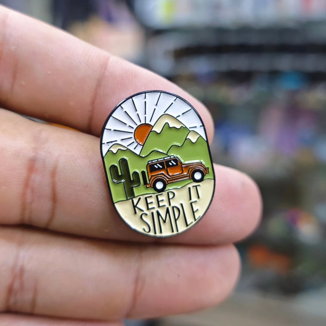 Keep It Simple Travel Pins - alternate view