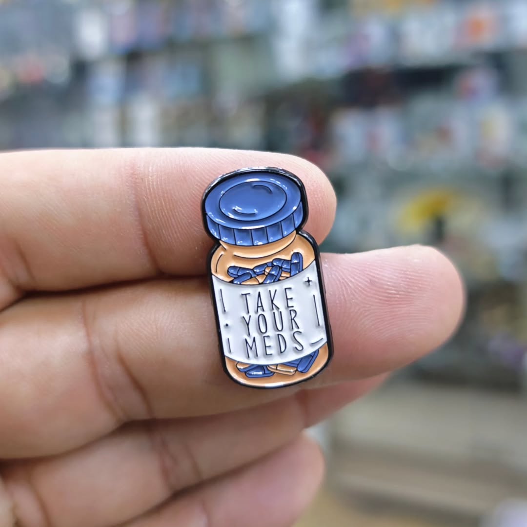 Take Your Meds Medical Pins - alternate view