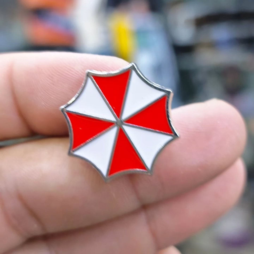 Resident Evil Umbrella Pins - alternate view