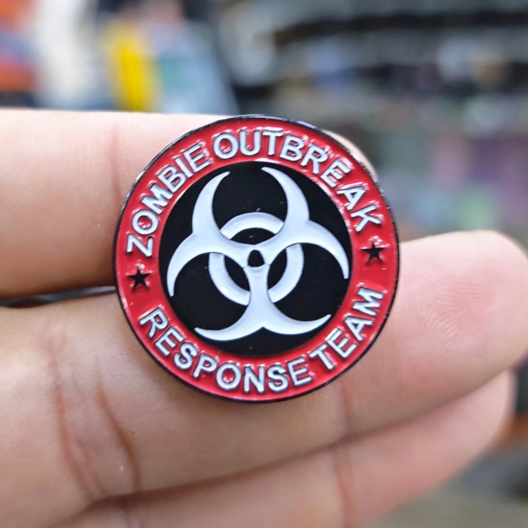 Zombie Outbreak Resident Evil Pins - alternate view