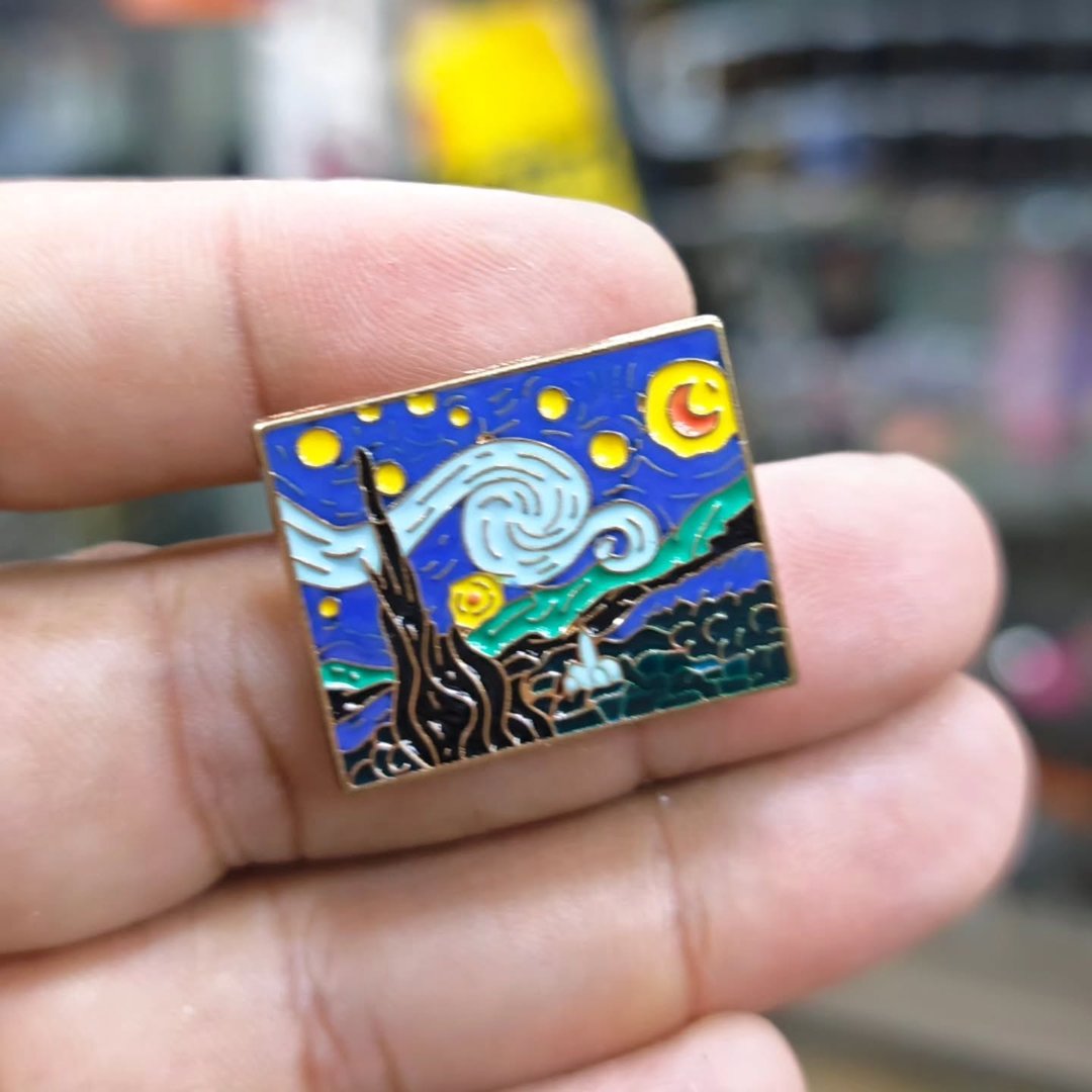 Van Gogh Pins - alternate view
