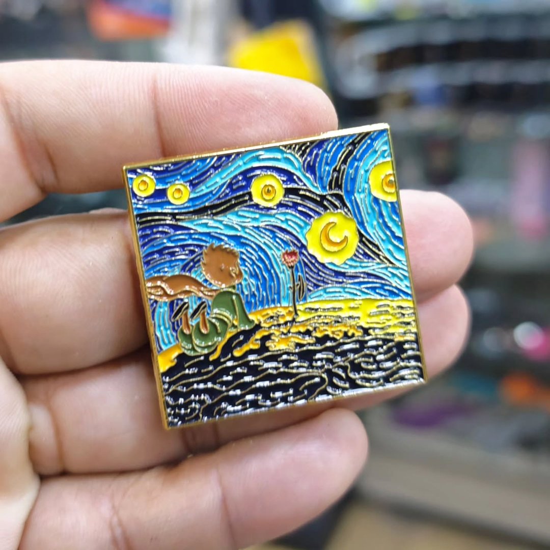 Van Gogh Pins - alternate view