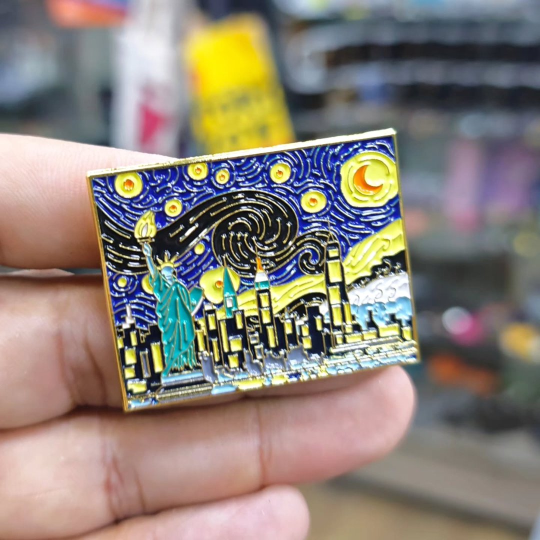 Van Gogh Pins - alternate view
