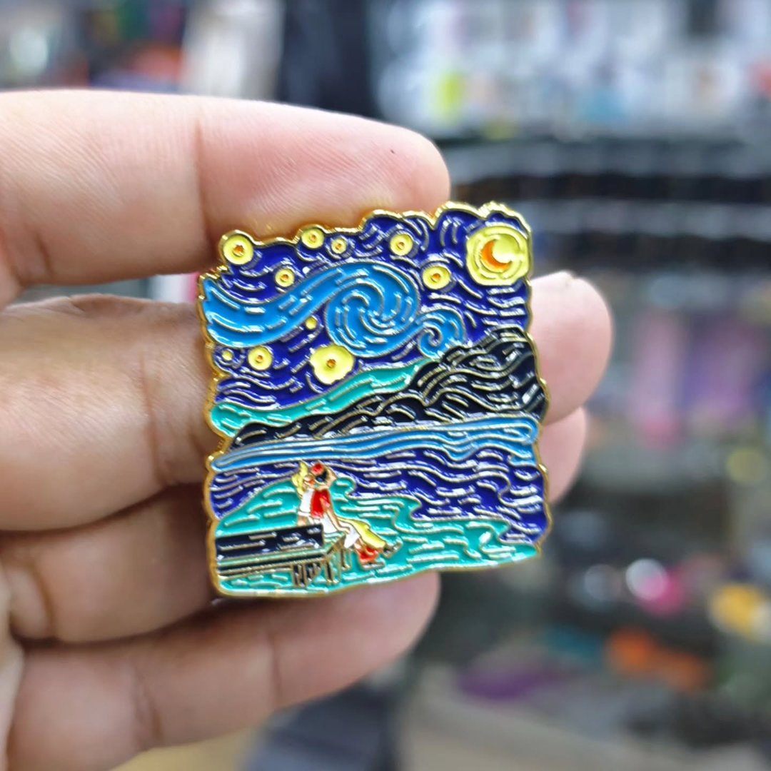 Van Gogh Pins - alternate view