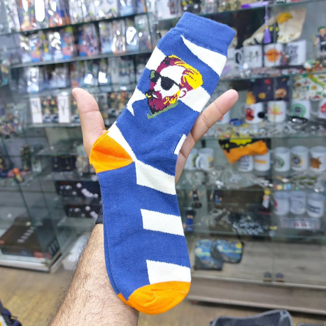 Van Gogh Sock - alternate view