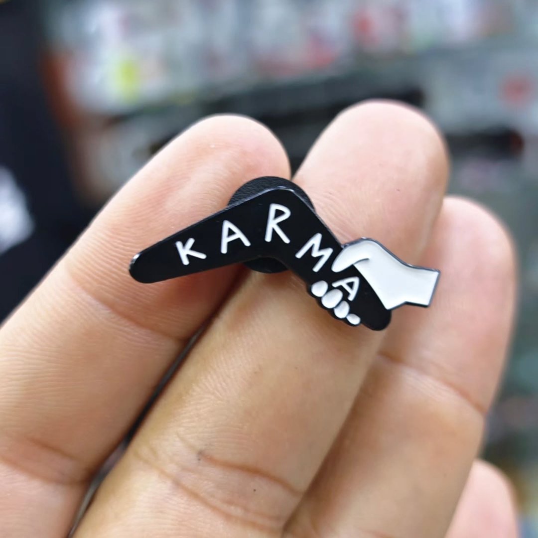 Karma Pins - alternate view