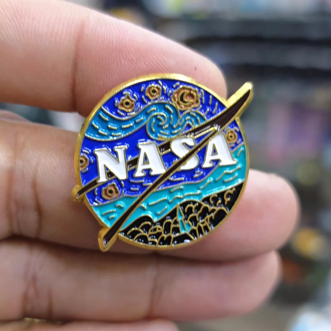 Van Gogh Nasa Pins - alternate view