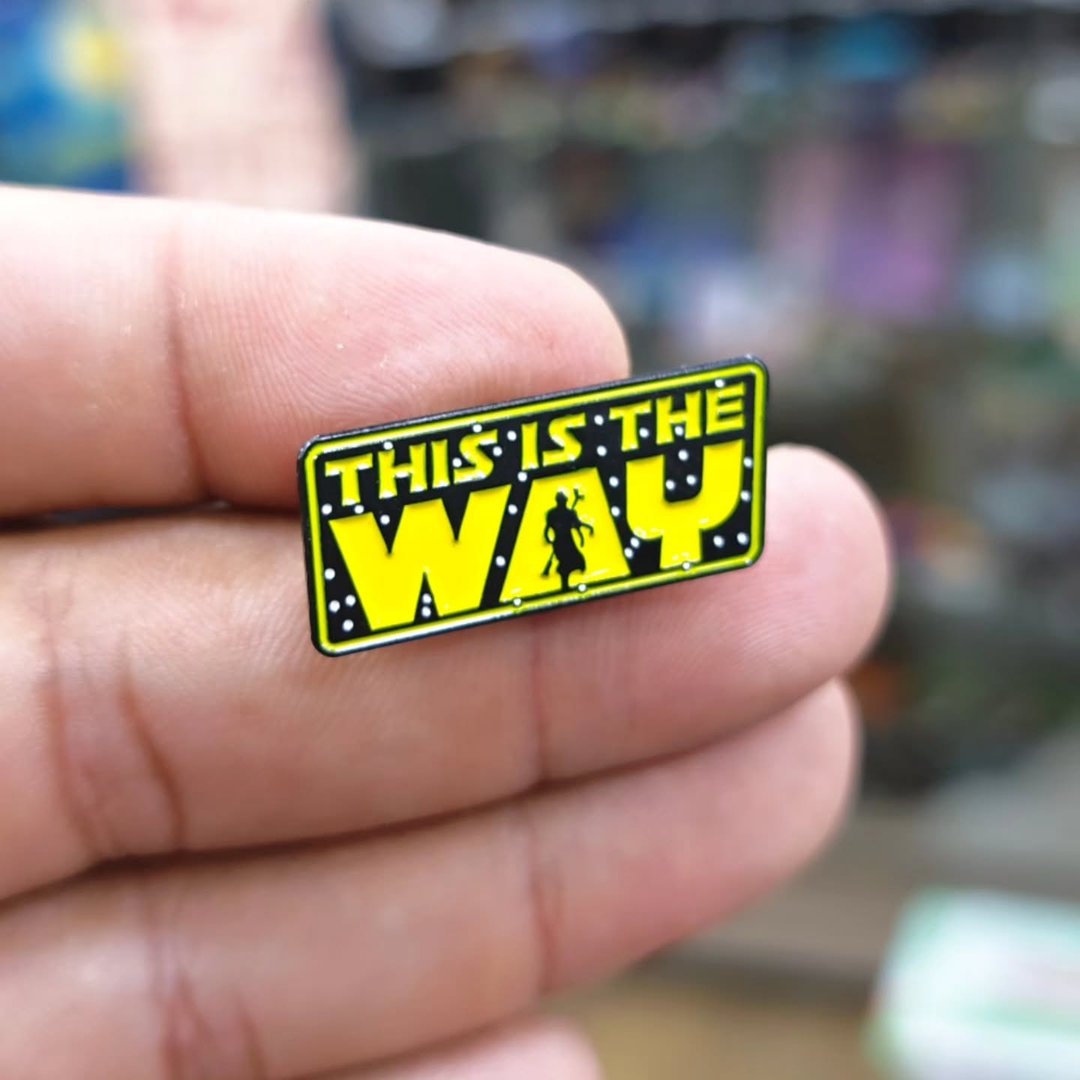 This Is The Way Star Wars Pins - alternate view
