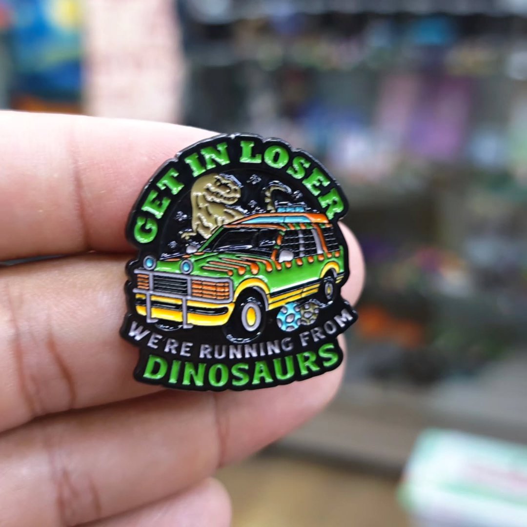Jurassic Park Pins - alternate view