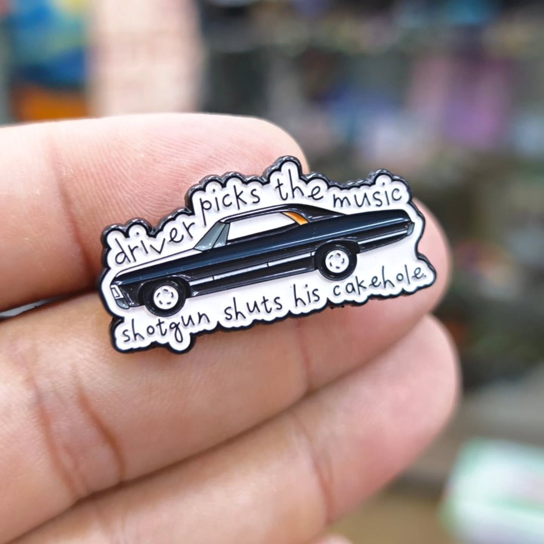 Driver Picks The Music Pins - alternate view