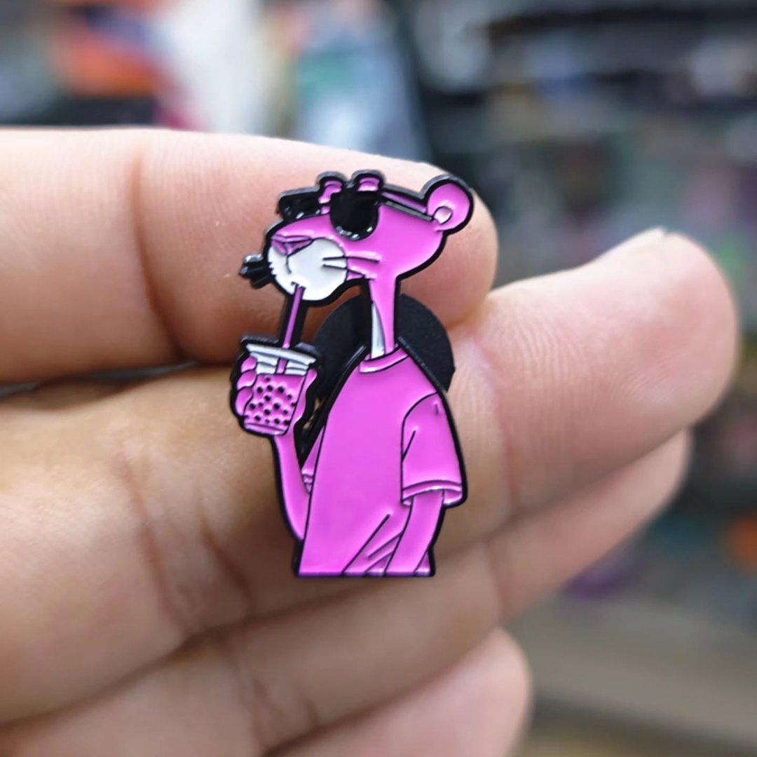 Pink Panther Pins - alternate view