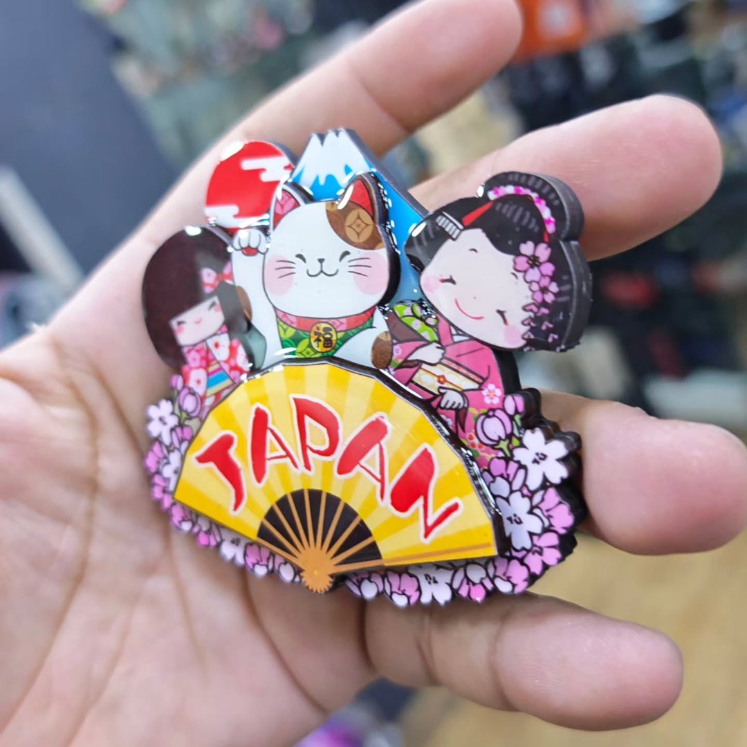 Japanese Refrigerator Magnet - alternate view