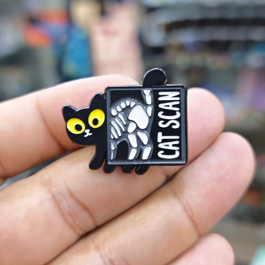 Cat Scan Pins - alternate view