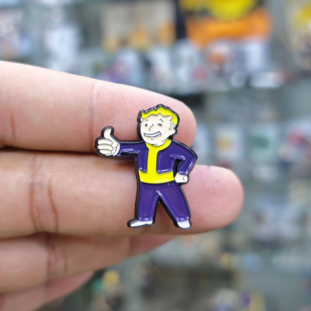 Falllout Gaming Pins - alternate view