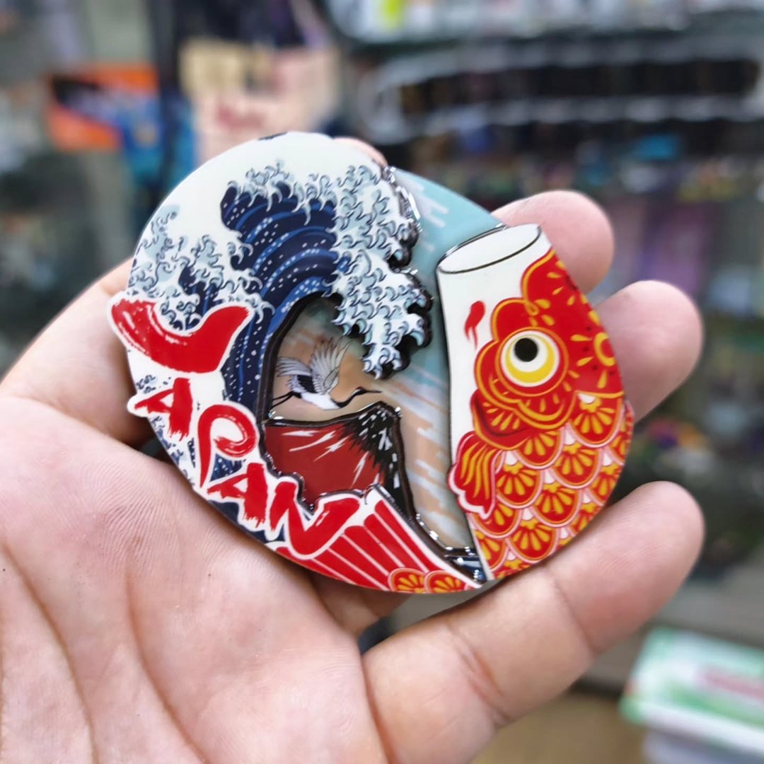 Japanese Refrigerator Magnet - alternate view