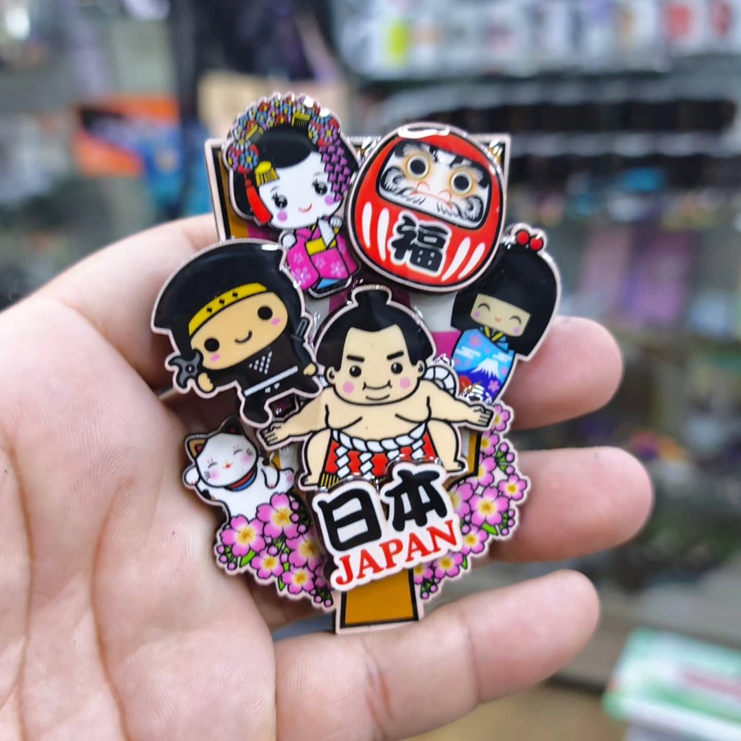 Japanese Refrigerator Magnet - alternate view
