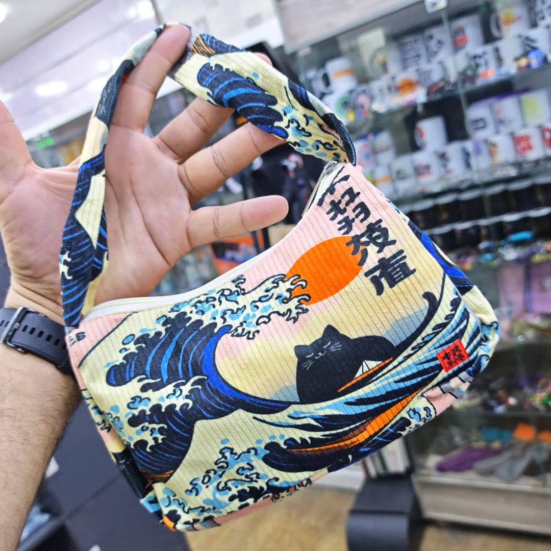 The Great Wave Handbag - alternate view