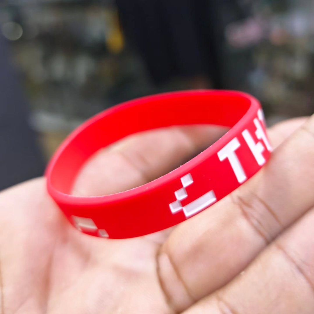 Tetris Silicone Bracelet - alternate view
