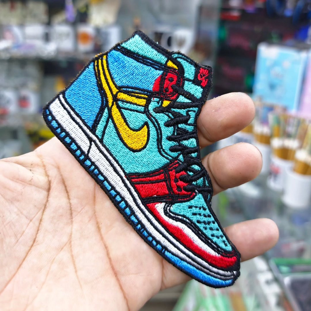 Embroidered patch Nike Air Force 125 x 85 MM - alternate view