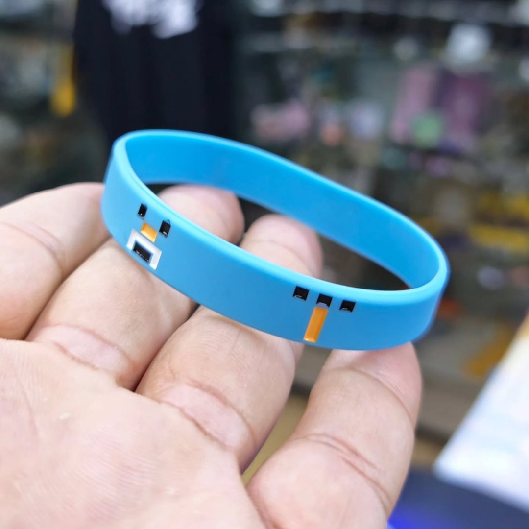 Tetris Silicone Bracelet - alternate view