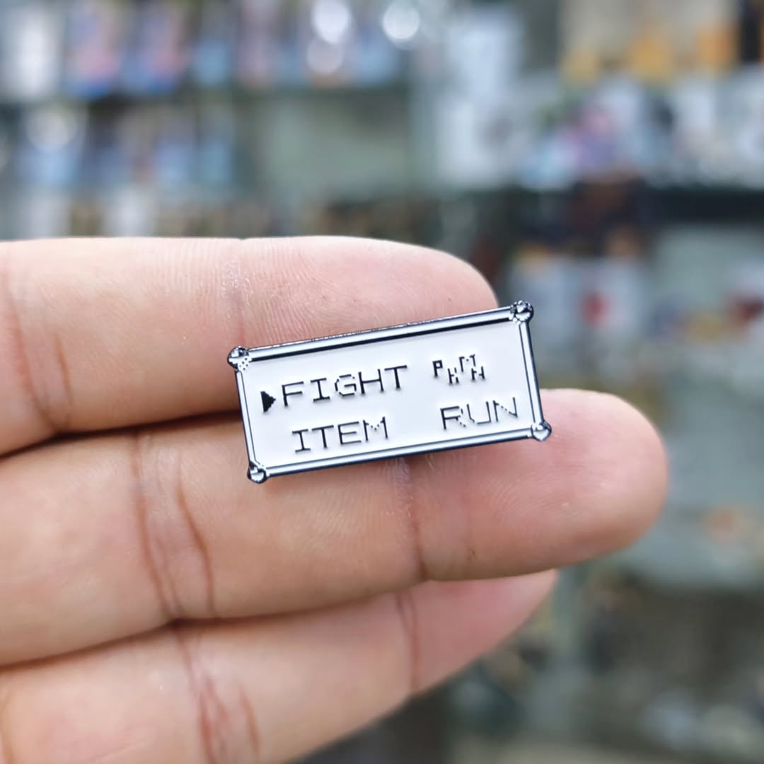 Fight Item Run Gaming Pins - alternate view