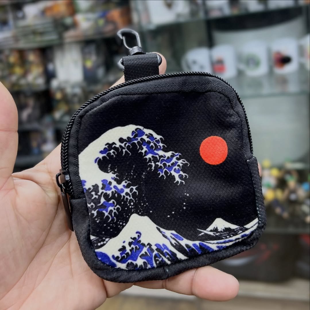 The Great Wave Wallet #128 - alternate view