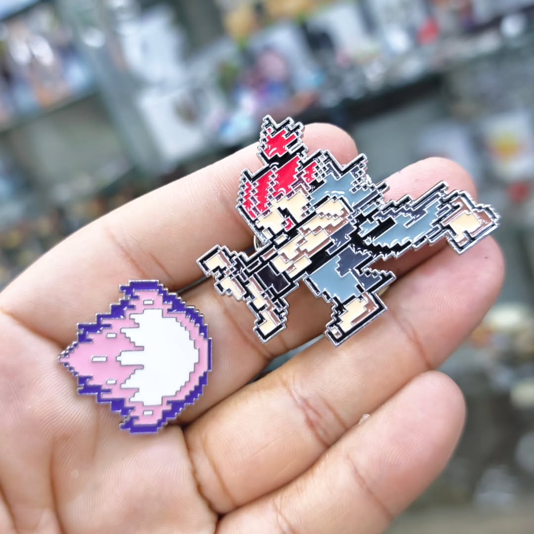 Street Fight Akuma Gaming Pins - alternate view