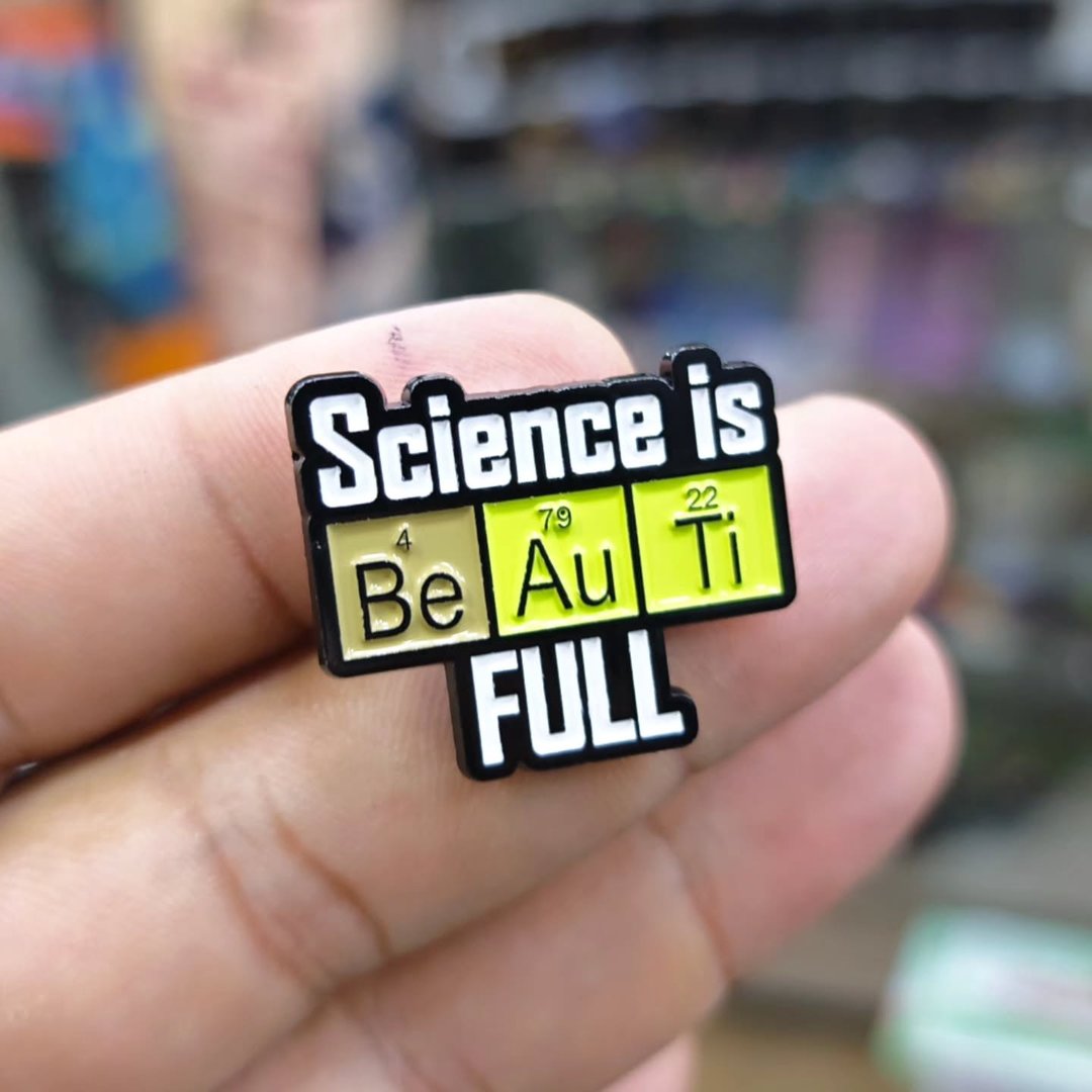 Science Is Beautiful Pins - alternate view