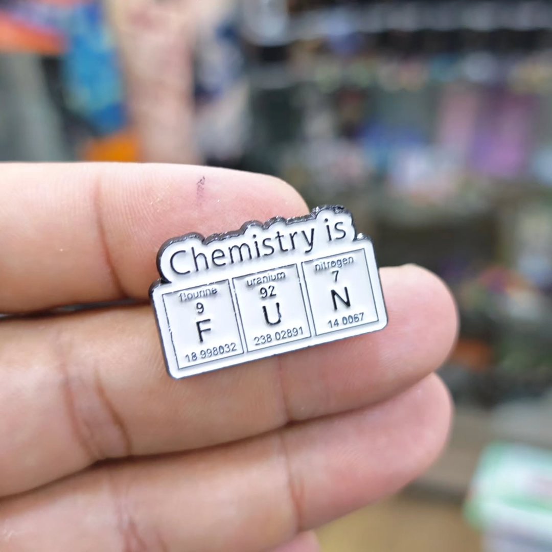 Chemistry Is Fun Pins - alternate view