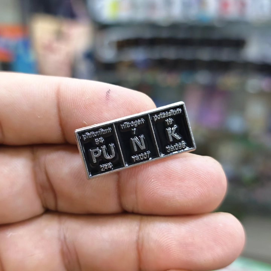 Chemistry Punk Pins - alternate view