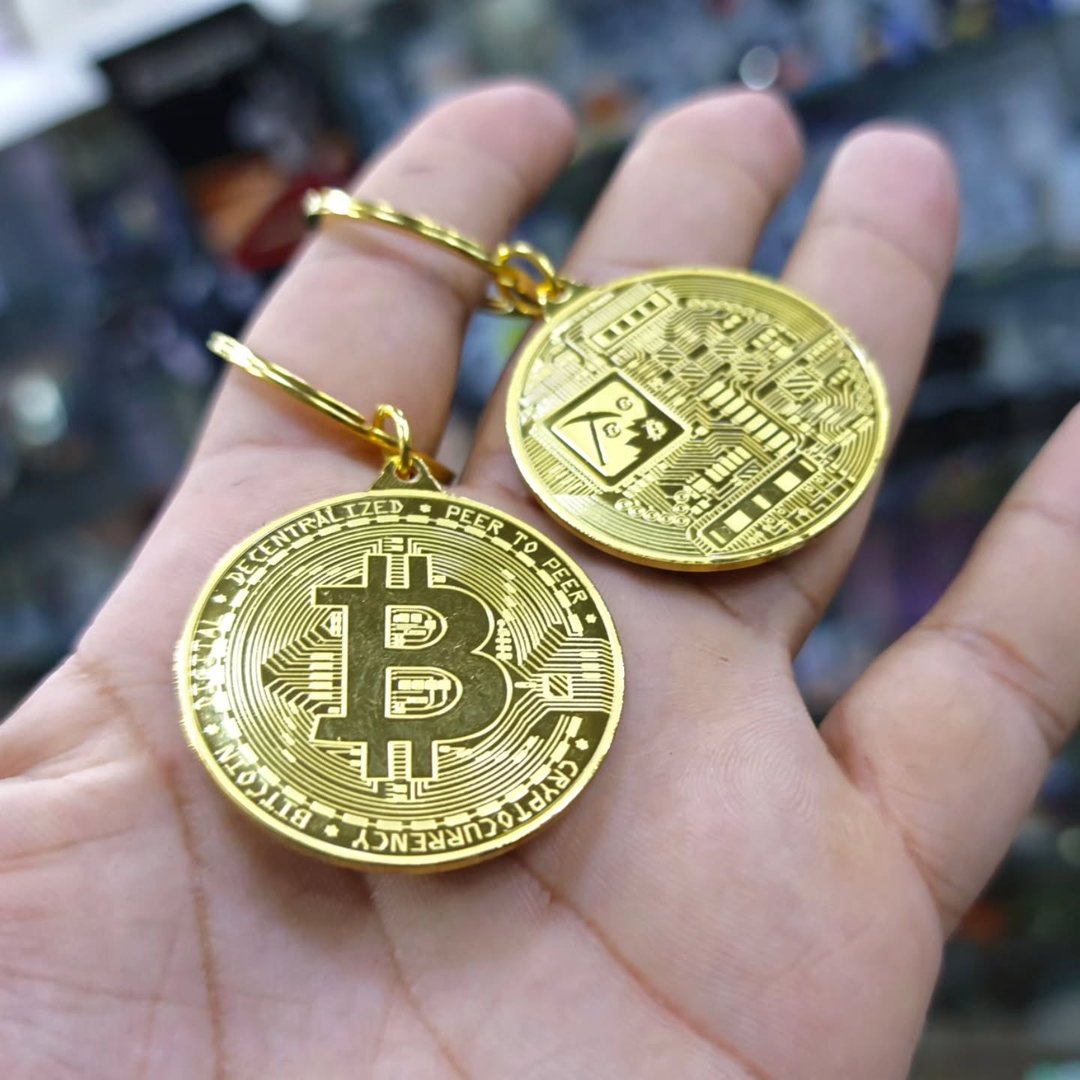 Bitcoin Keychain - alternate view