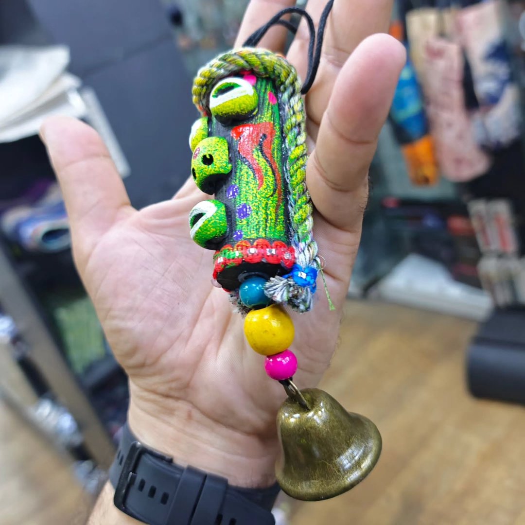 Yunnan Style Bell Keyring - alternate view