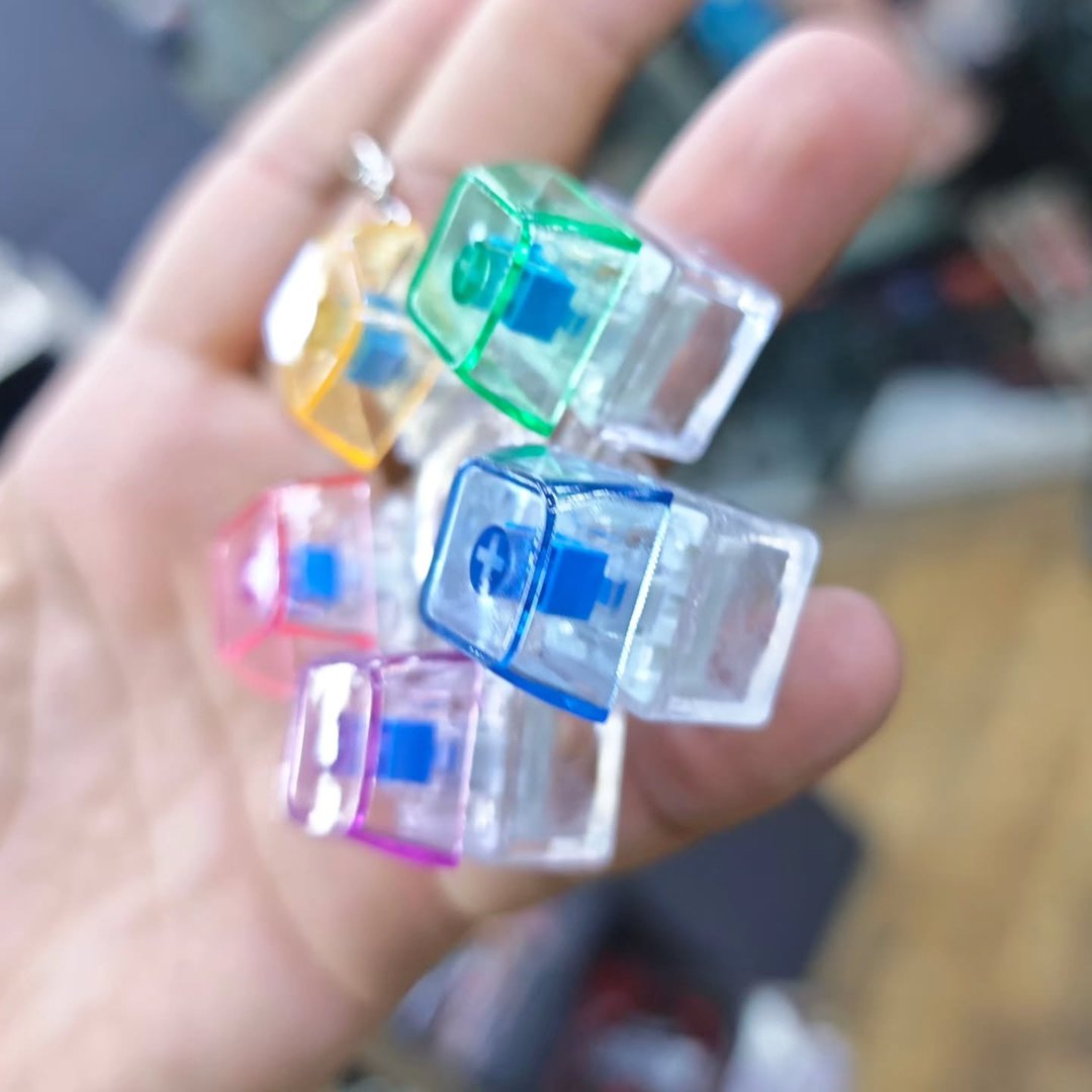 Anti Stress Keyboard Keychain - alternate view