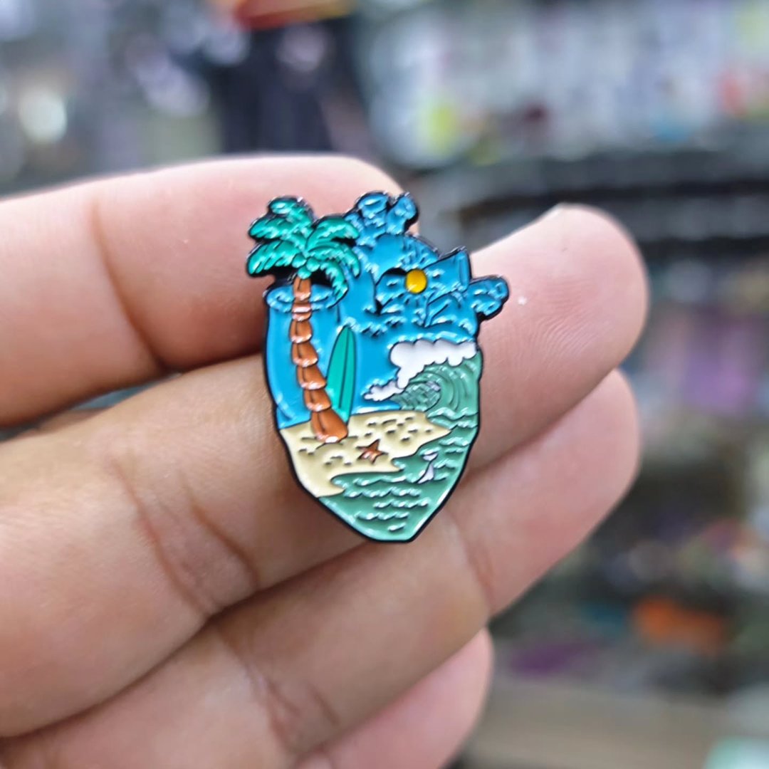 Heart Pins - alternate view