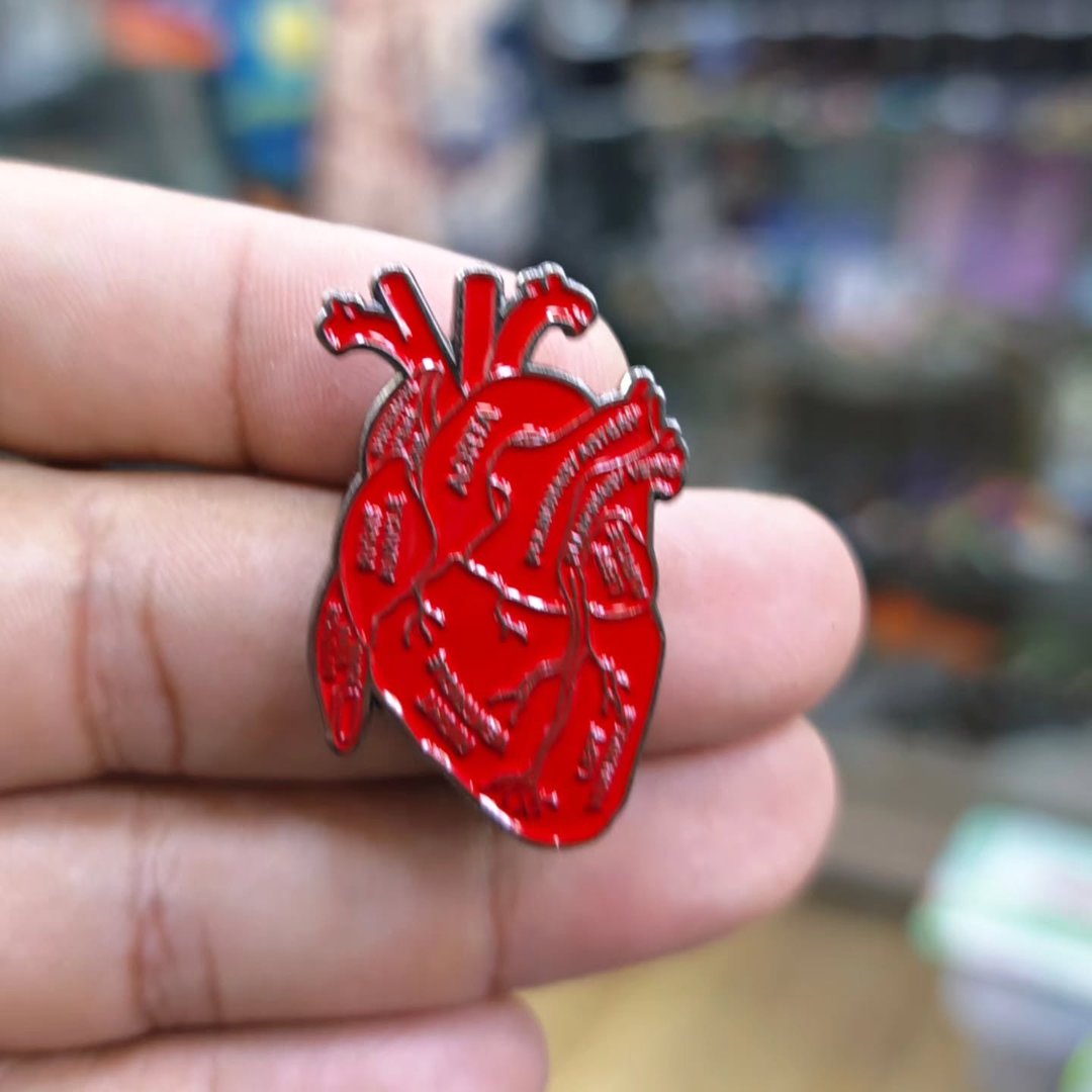 Heart Pins - alternate view