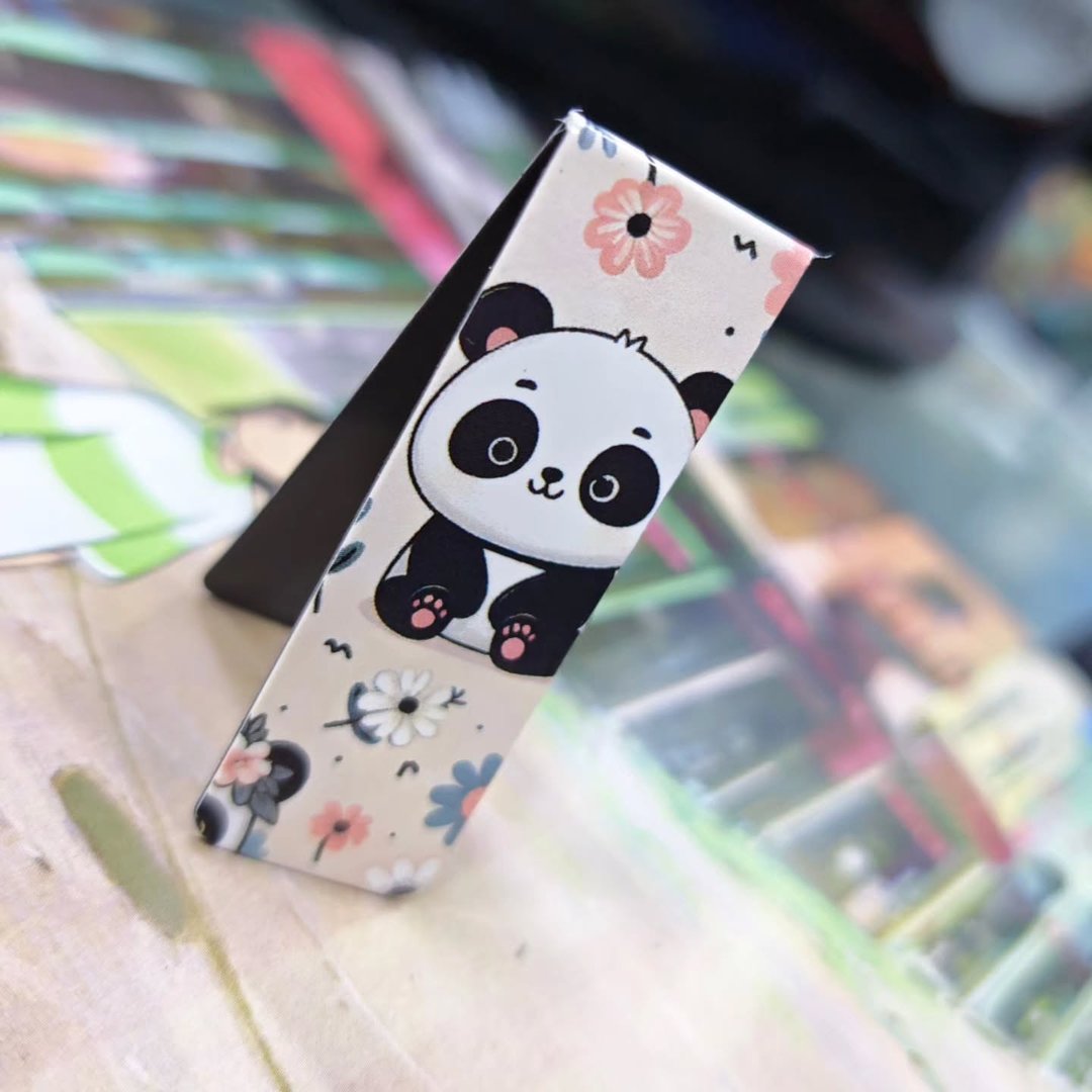 Panda Magnetic Bookmark - alternate view