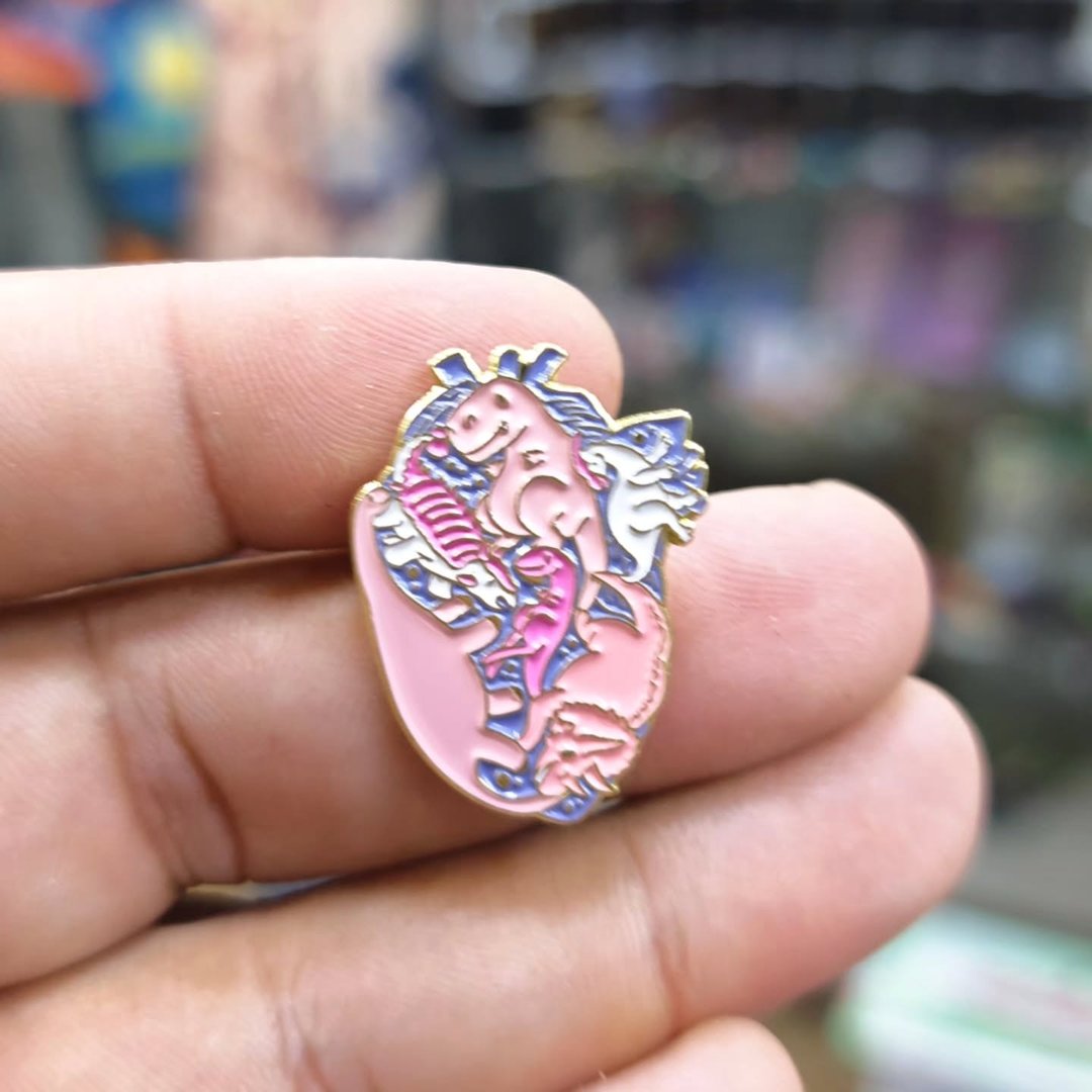Heart Pins - alternate view