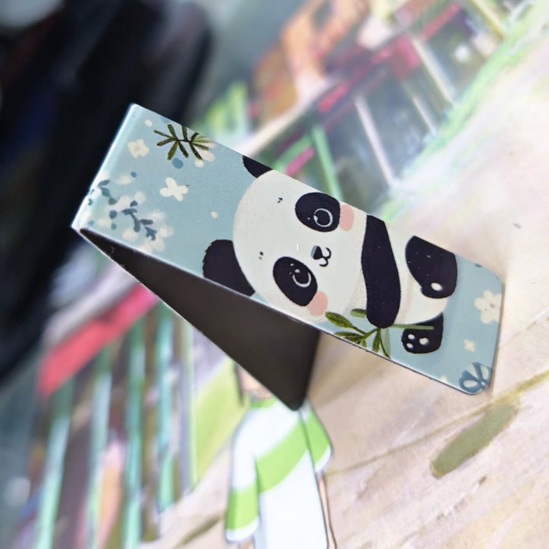 Panda Magnetic Bookmark - alternate view